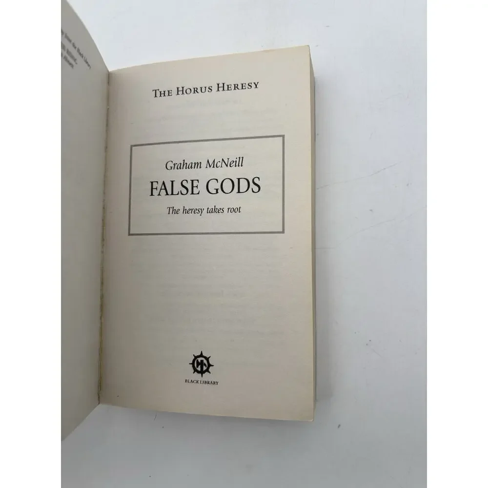 False Gods Horus Heresy Warhammer 40k 1st Printing Mass Market Paperback McNeill